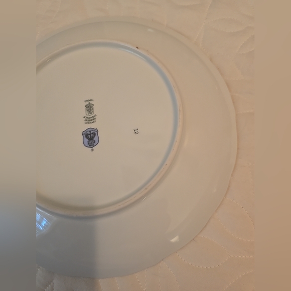 Schumann Germany Forget Me Not Snack Plate - Picture 2 of 9